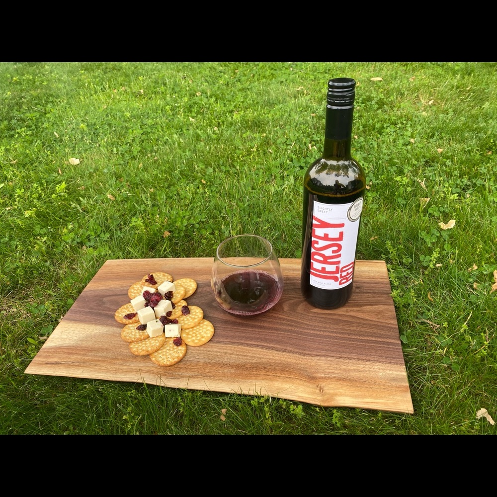 Live Edge Walnut Charcuterie Board